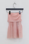 SWAYING/KNIT Bow Tube Top SW22SST02 Light Pink PS47